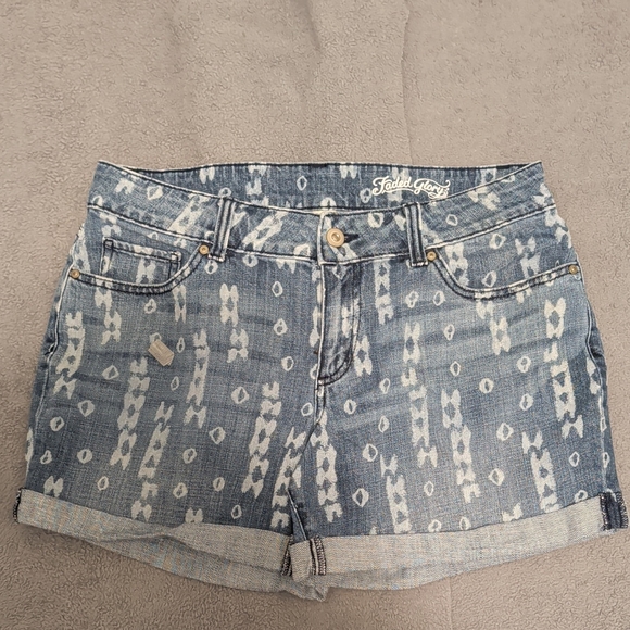 Faded Glory Pants - Faded Glory Women's Cuffed Blue Jean Shorts Size 8.